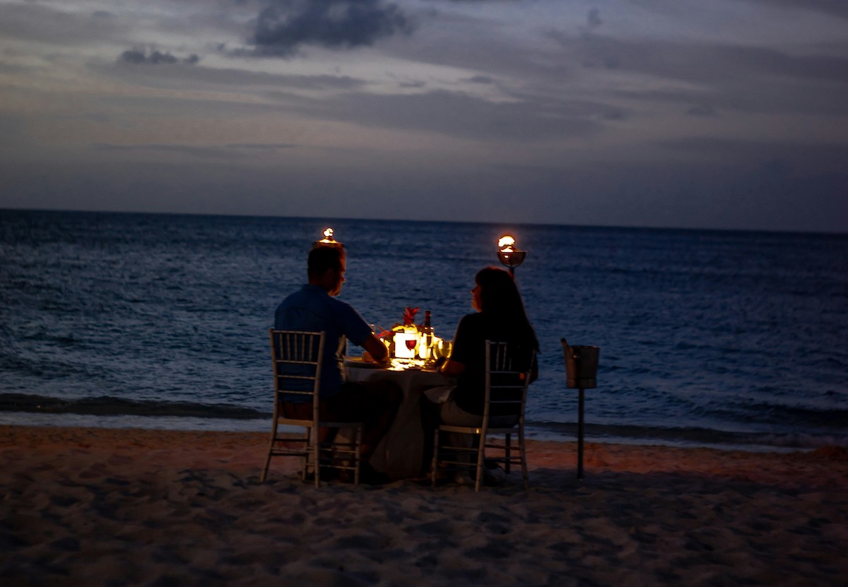 Sopar privat a la platja